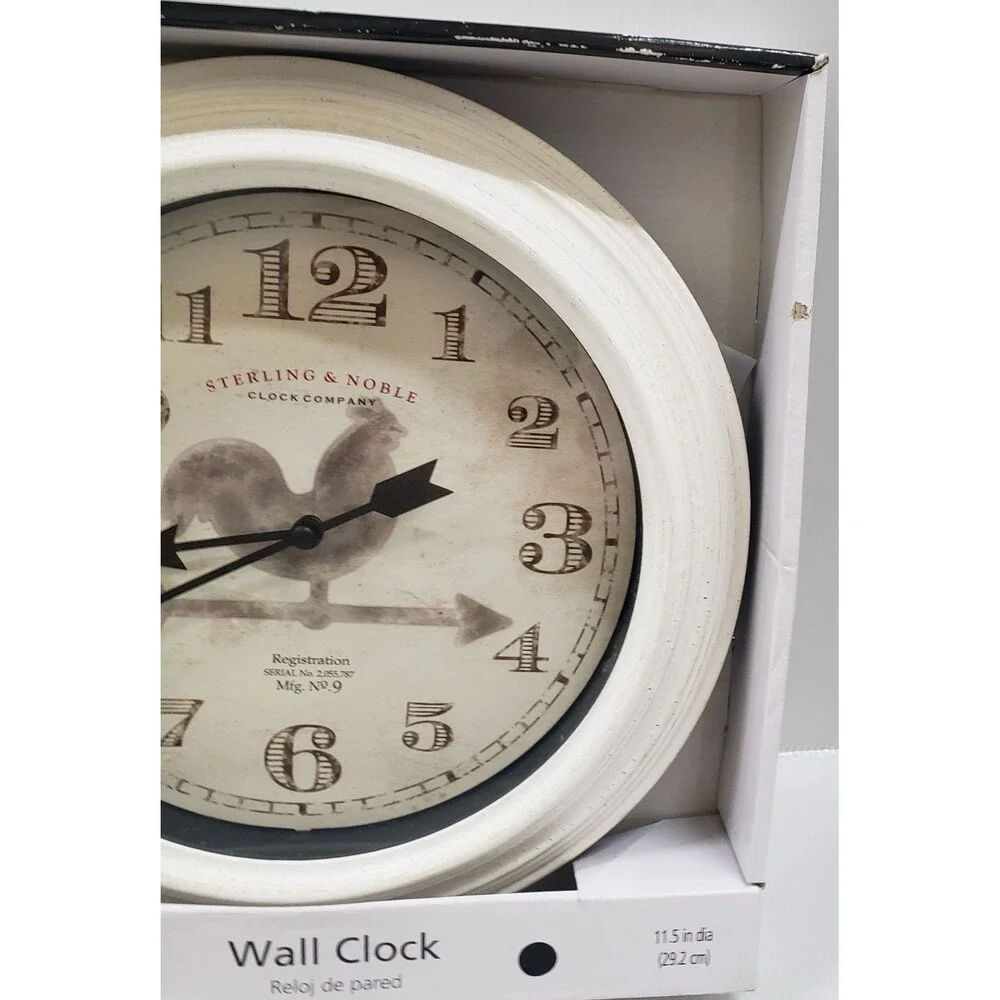 Plastic Decorative Kitchen Wall Clock,11.5